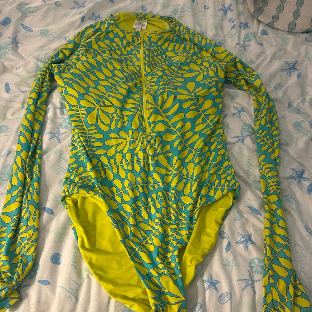 Trina Turk multicolored Vibrant  Print Swimsuit lg